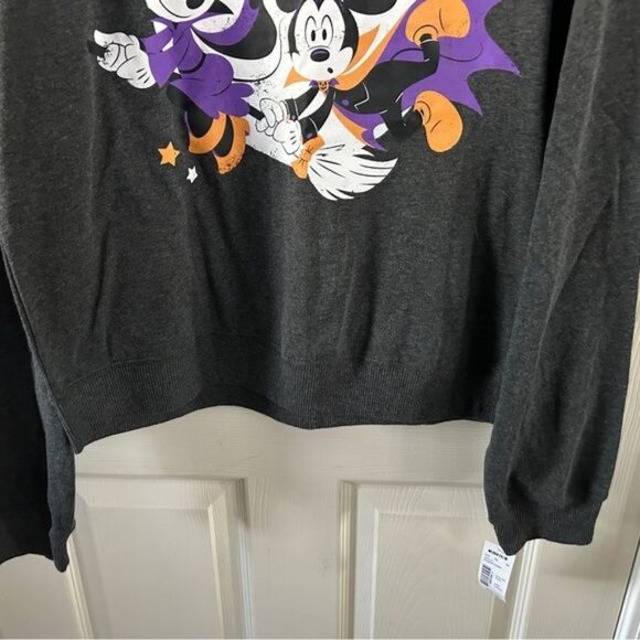 Disney Halloween Mickey & Minnie Mouse Sweater, Sz Large - Picture 4 of 15
